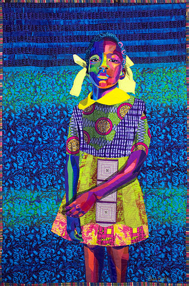 Bisa Butler’s “The Princess.” Courtesy Katonah Museum of Art.