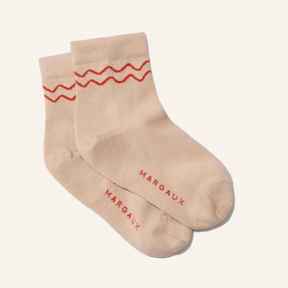 Give yourself some extra "socks appeal," thanks to luxury shoe brand Margaux. Courtesy Margaux.