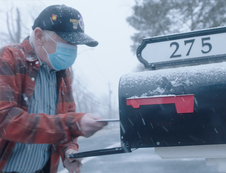 Commemorating the pandemic’s one-year anniversary, behavior-change marketing agency DiMassimo Goldstein (DiGo) has launched a national PSA, “Daniel.” Courtesy DiGo.