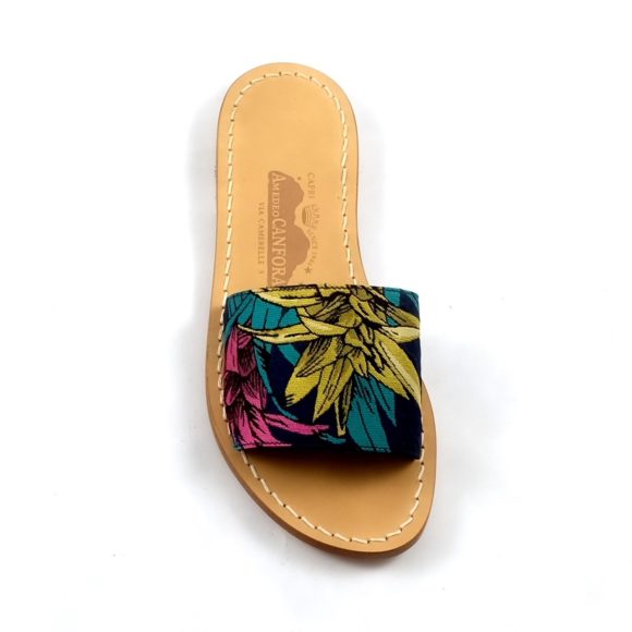 The "Madeline" is the hot new sandal for 2021 – so you can follow in Jackie Kennedy's "footsteps." Courtesy Canfora.