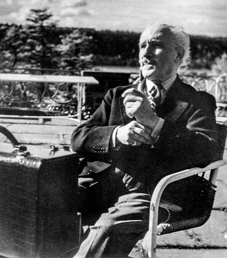 Arturo Toscanini, the legendary classical conductor, lived at Wave Hill during World War II. Courtesy Wave Hill.