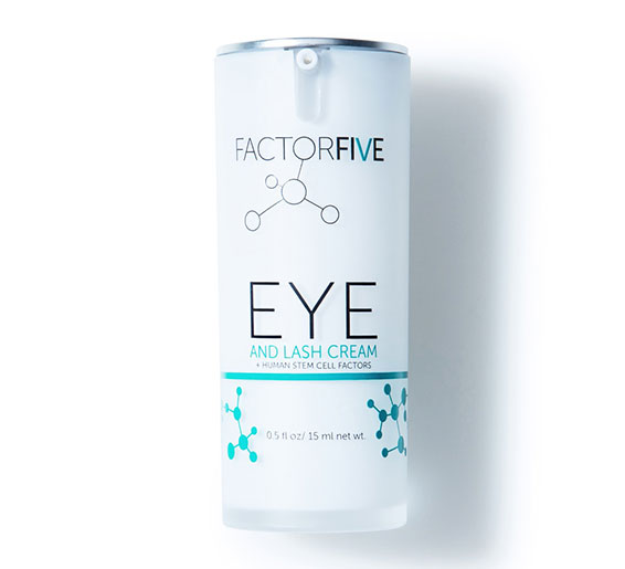 Factor Five Eye-Lash Cream gives mom out-to-there eyelashes. Courtesy Factor Five Skincare.