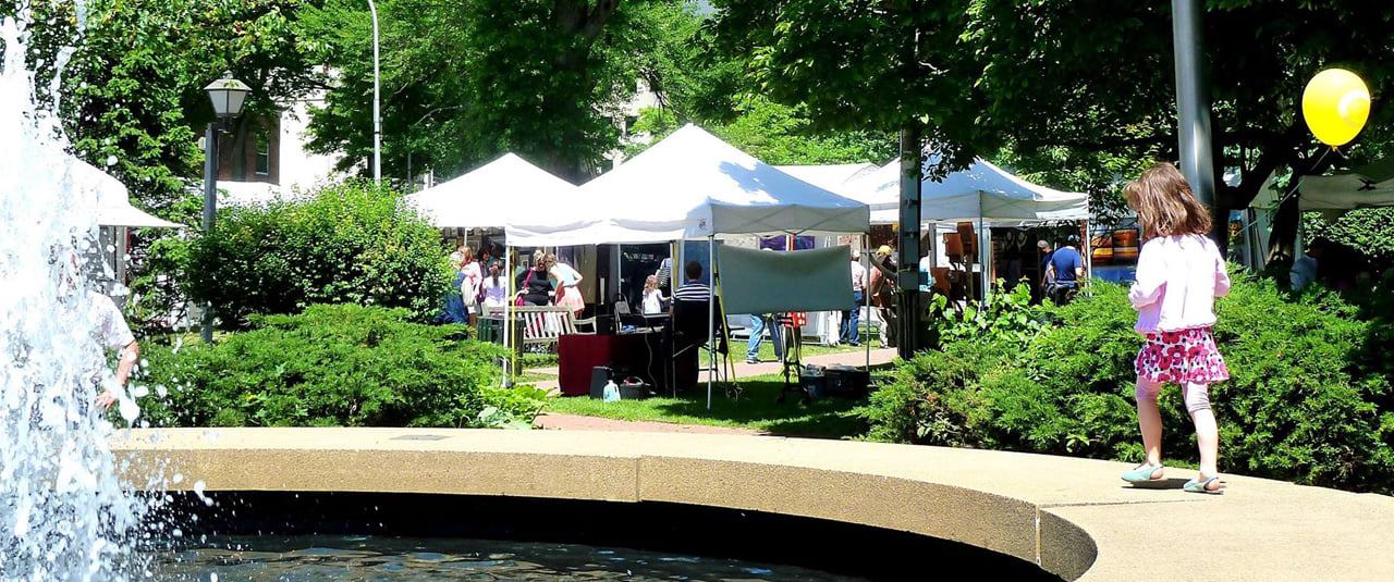 White Plains Outdoor Arts Festival scholarship winners Selena Mendoza and Nathaniel Fields will be part of the fest, which takes place this weekend in Tibbits Park.