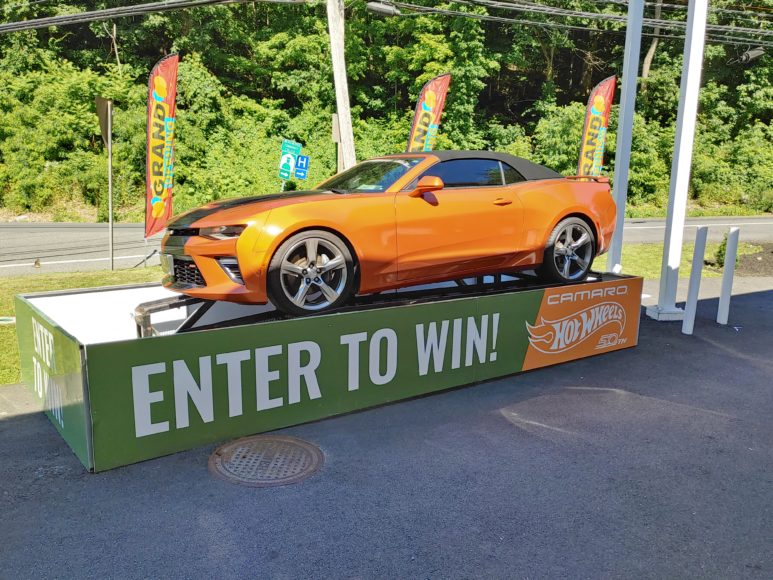 Anyone who has downloaded Fuelco.com’s free smartphone app will be eligible to win a Chevrolet Camaro, which will be raffled on Saturday, June 26, around 4 p.m. at the Valhalla gas station.