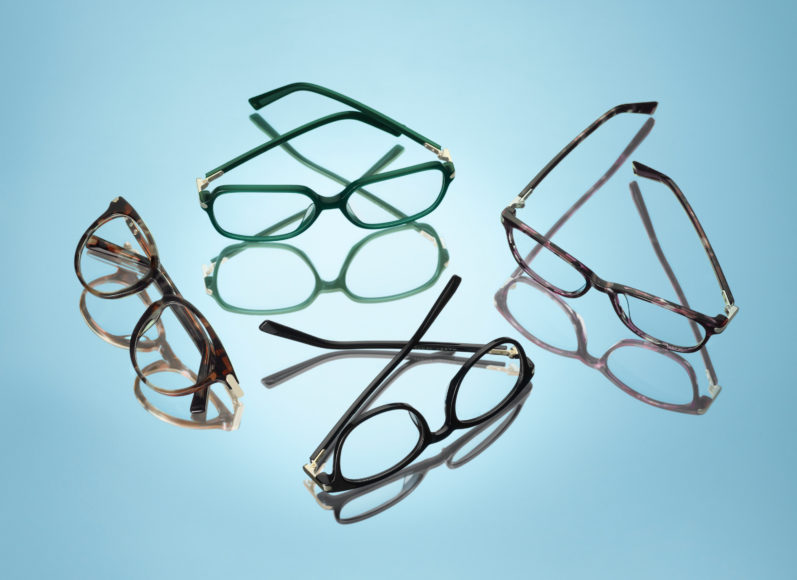 Eyeglasses from Warby Parker’s Metal Edit collection.