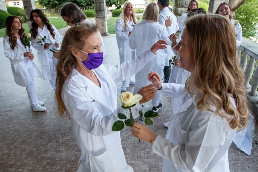 Manhattanville College in Purchase recently graduated its first class of nurses since World War II. Courtesy Manhattanville College.