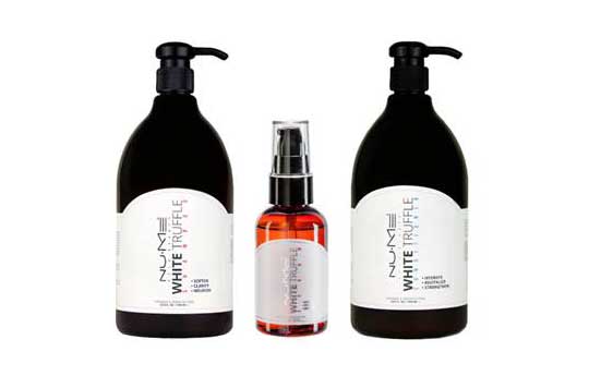 White truffles make a world of difference in NuMe's hair-care products. Courtesy NuMe.
