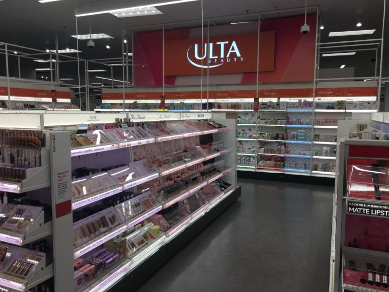 Ulta Beauty at Target is Target’s latest foray into enhancing its retail offerings. Photograph by Georgette Gouveia.