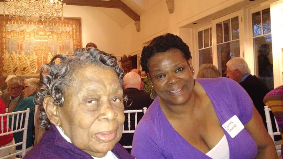 Donna James (right) and her mother, the late Etta Marie Jones. Photograph by James G. Jones.
