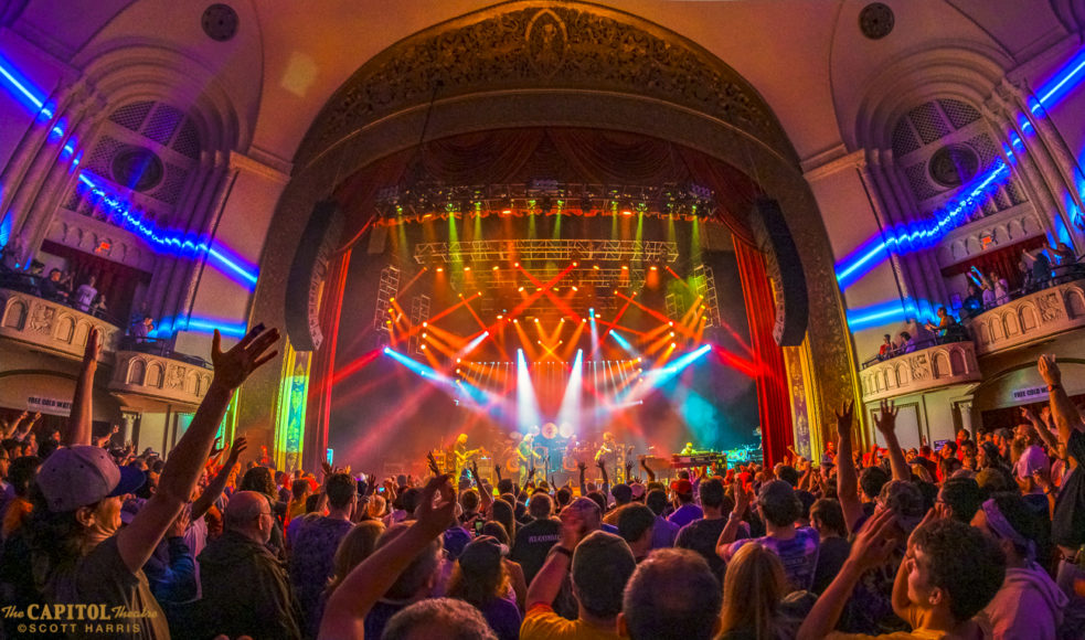 The Capitol Theatre in Port Chester is back with a slate of boldface rock acts to celebrate its 95th anniversary. Photograph by Scott Harris.