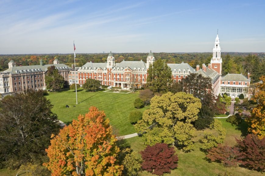 The Osborn’s 56-acre Neo-Georgian campus, once part of the estate of founder Miriam Osborn, and its environmental programs help set it apart from other senior living complexes. Photographs courtesy The Osborn.