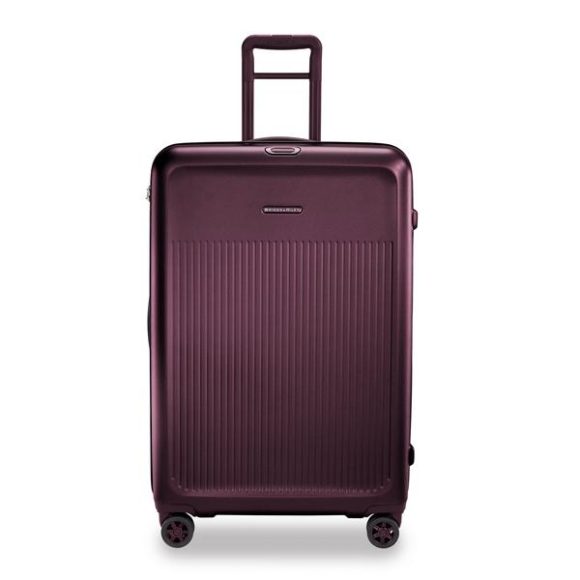 Luxury luggage: A spectacular expandable spinner suitcase beckons from Briggs & Riley.  Courtesy Briggs & Riley.