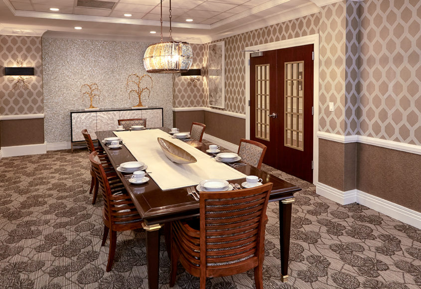 The Bristal White Plains’ Private Dining Room. Photographs courtesy The Bristal.