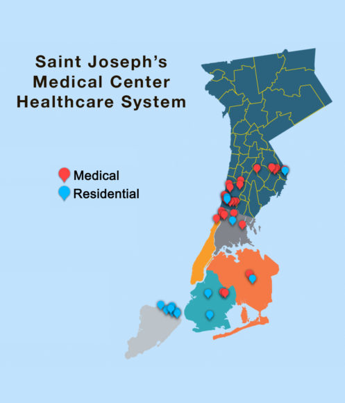 St Joesph's Locations Map 2