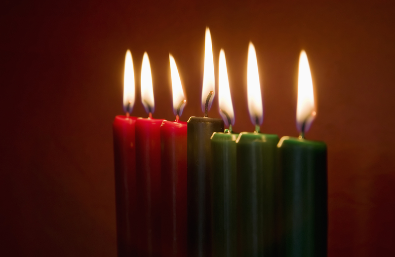 The seven-day feast of Kwanzaa is designed to celebrate African American culture. 
