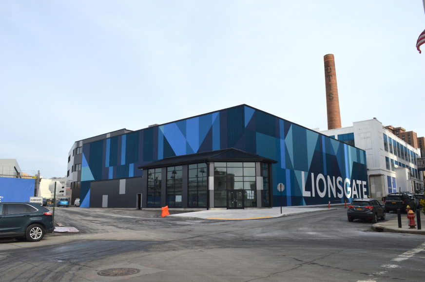 Lionsgate Studios Yonkers is a big part of the city’s revitalization. Courtesy Lionsgate.