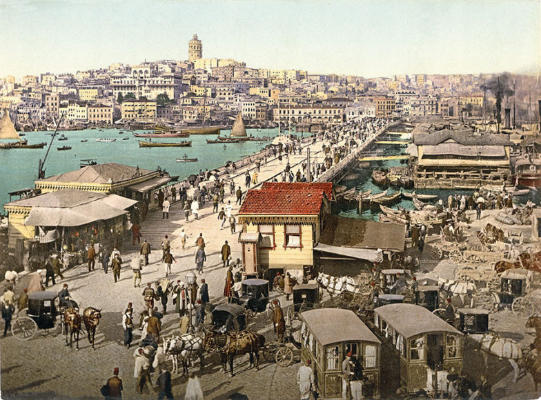Constantinople (modern-day Istanbul) – the approach to Galata Bridge, which spans the Golden Horn, looking toward Pera. Copyright Marc Walter Collection, Paris. From “The Grand Tour: The Golden Age of Travel” (Taschen, $80).