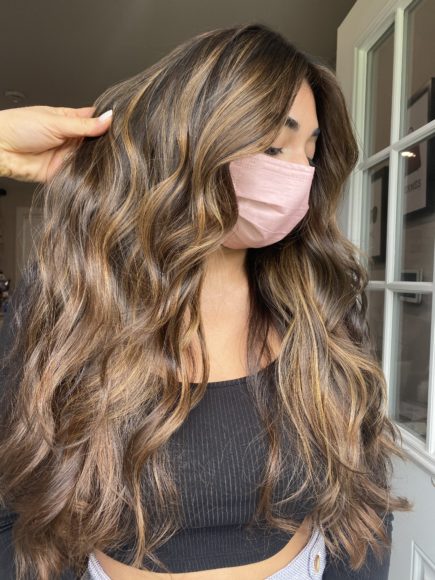 The beachy waves of balayage. Photographs courtesy LA Beauty Bar.