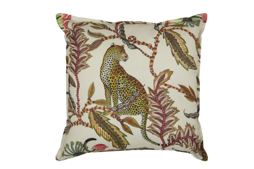 South Africa’s Ardmore Design has a new line of animal-themed outdoor pillows and outdoor fabrics by the yard that you’ll find through Ngala Trading. Photographs courtesy Ngala Trading.