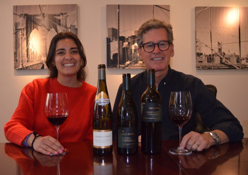 Paul Hobbs, of Paul Hobbs Winery and Hillick & Hobbs, with daughter Agustina in Manhattan recently.