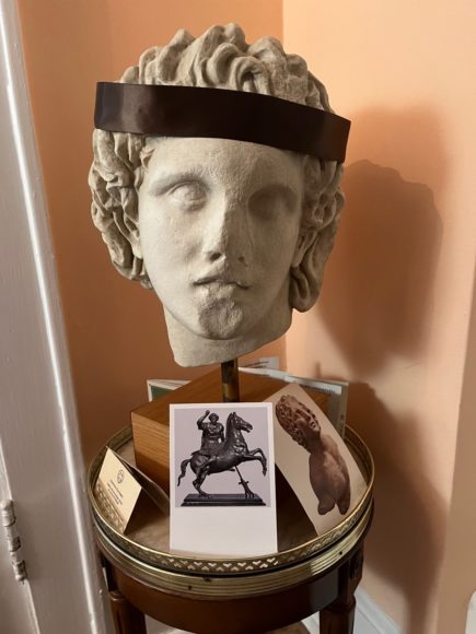 Here the teenage Alexander the Great from the Archaeological Museum of Pella, his hometown in northern Greece, serves as a welcoming figure. 