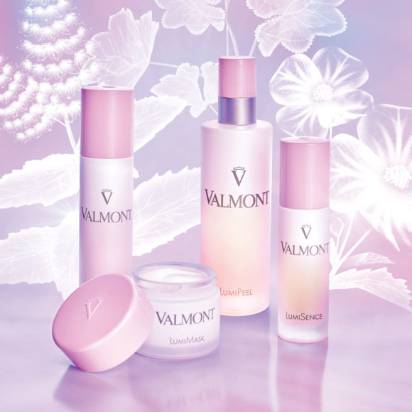 The Valmont Luminosity line of skincare products and the Just Bloom scent from its Collezione Privata group of fragrances offer a light, luscious segue into spring. Courtesy La Maison du Valmont,