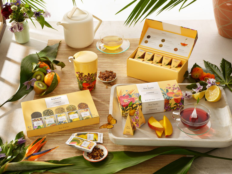 Collaborating once again with the New York Botanical Garden, Tea Forté has come up with collection of springtime teas and herbal infusions that are designed to be truly heavenly. Courtesy Tea Forté.