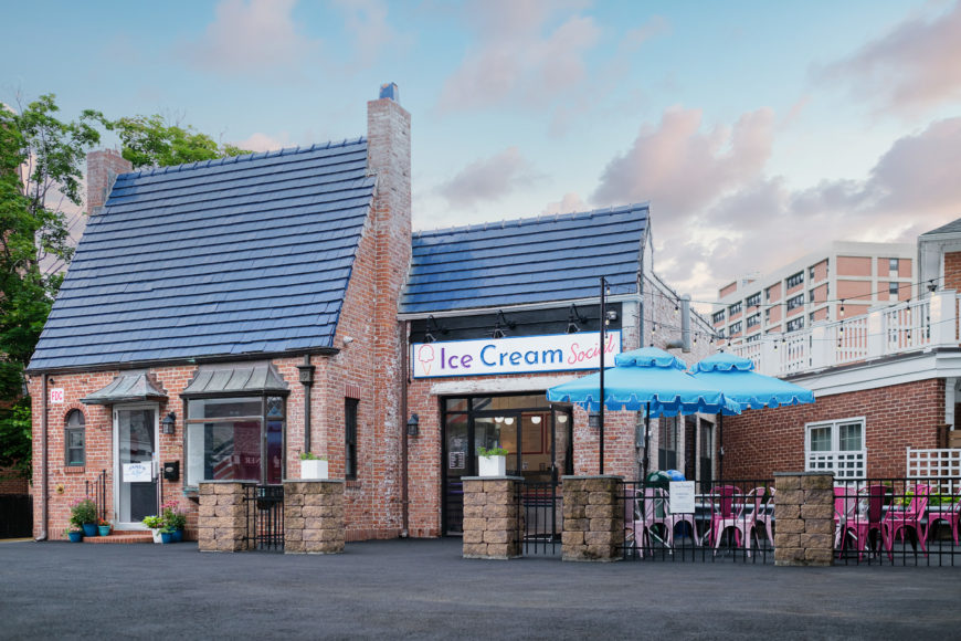 Ice Cream Social exterior.