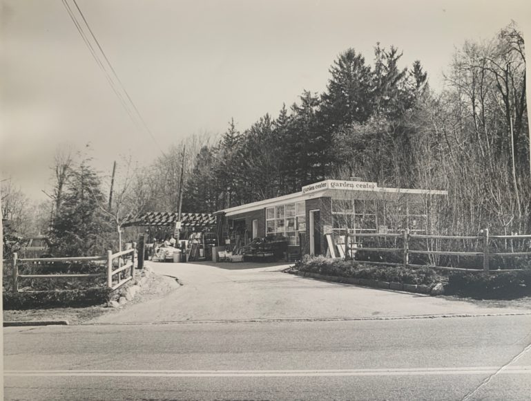 Coopers Corner Nursery opened at 11 Mill Road, New Rochelle in 1942. 
Courtesy Charlotte Addison.