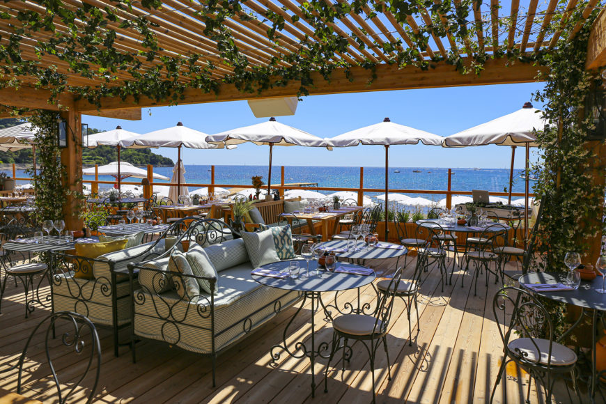 Jardin Tropezina Beach Club. Photographs Courtesy Airelles.