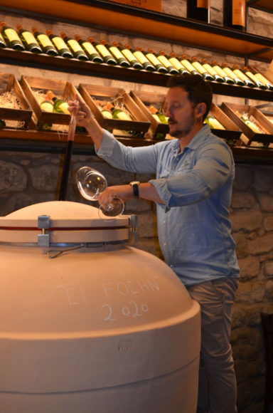 Jaime Gutiérrez, owner of Mayor de Migueloa winery in Spain’s La Rioja region.